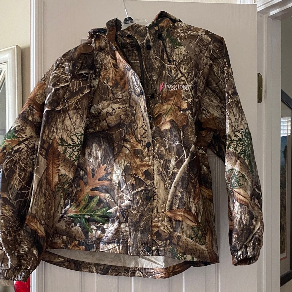 Frogg Toggs Women's Camo Waterproof Rain Jacket